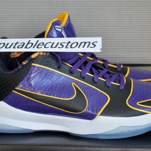 Kobe 5 Protro 5X Champs Lakers Size 12